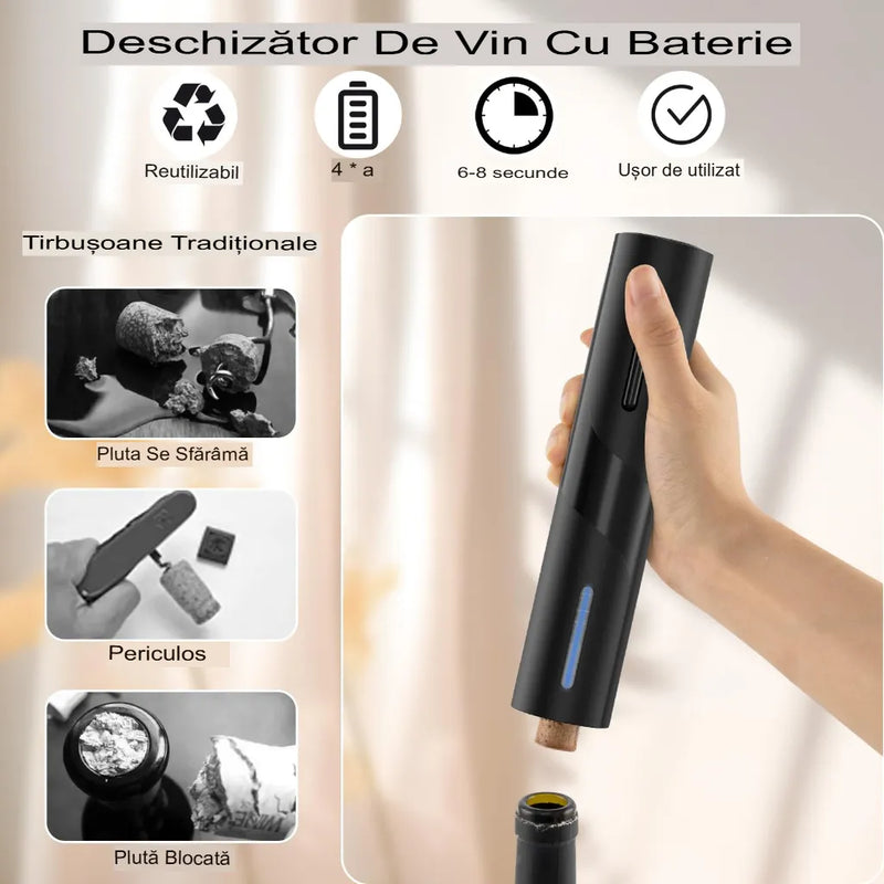 Set tirbușon pentru vin